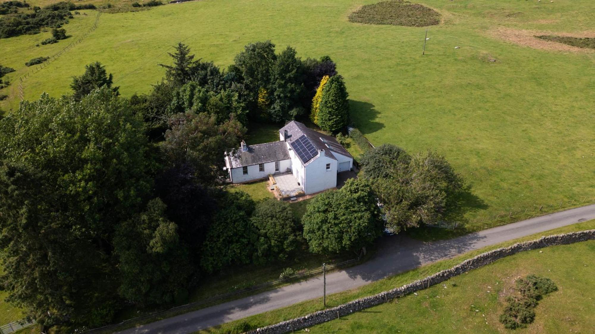 Large Country House With Garden, Outdoor Spa Area & Games Room With Hot Tub And Fire Pit Wigtown Exteriör bild