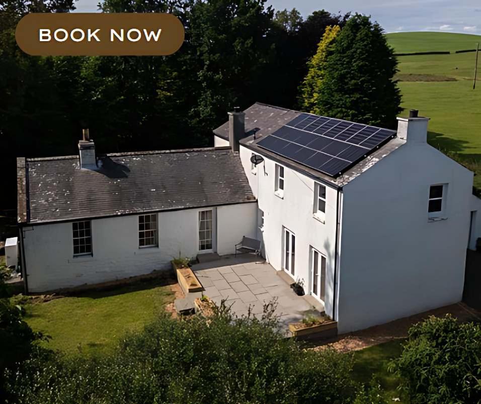 Large Country House With Garden, Outdoor Spa Area & Games Room With Hot Tub And Fire Pit Wigtown Exteriör bild